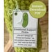 PRINTABLE Emotional Support Pickle Tags Digital PDF Market - Etsy