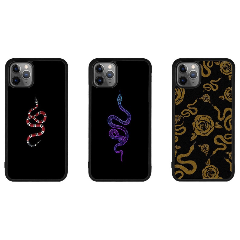 Designer Blue Yellow Red Snake Luxury Silicone Case For Iphone 14 13 12 11 Pro Max X XR Xs Max 7 8 6 PLUS Black Sport Srtyle 11 