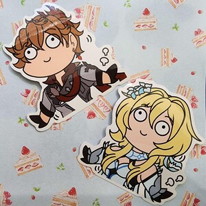 Reusable Genshin Derp Stickers