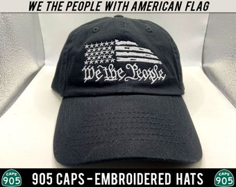 We The People Embroidered Canvas Hat