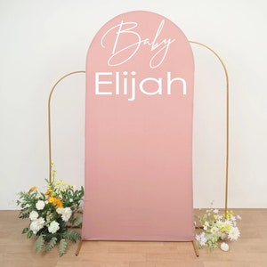 Gender Reveal Decal for Balloon Arch, Baby Shower Decorations, Gender Reveal Party Decorations, Gender Reveal Baby Shower Backdrop Ideas