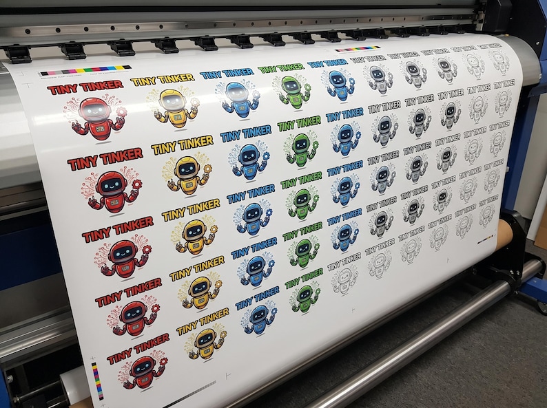 1000 Custom Vinyl Stickers, Personalized Logo Stickers, Waterproof ...