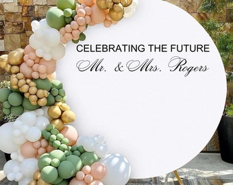 Celebrating the Future Mr. and Mrs. Sign Iron on Sign Bridal Shower ...