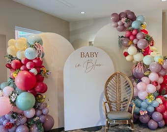 Baby Shower Decorations Baby in Bloom Decal for Balloon Arch