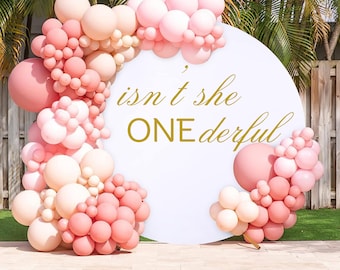 Isn't She ONEderful Vinyl Decal - First Birthday Party Decoration