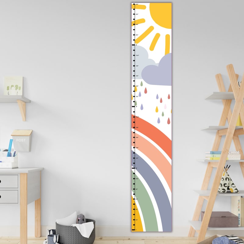 Growth Chart Wall Decals Etsy