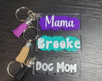 Kundenspezifisches Rechteck Keychain