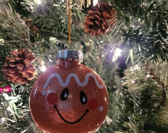 Personalisierte Glitter Ornamente