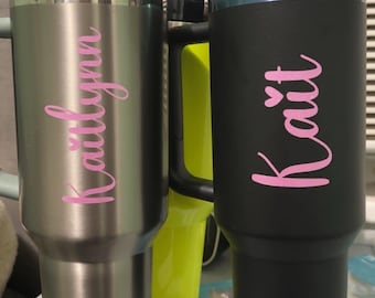 Custom Vinyl Decal, Personalized Name Decal