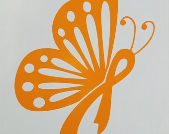 Orange Multiple Sclerosis Awareness Decal