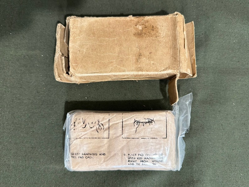Vietnam War Field Dressing Bandage 1st Aid 1 Etsy