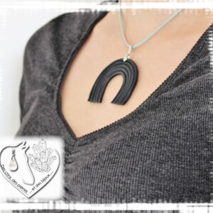 Adornment, pendant and earrings