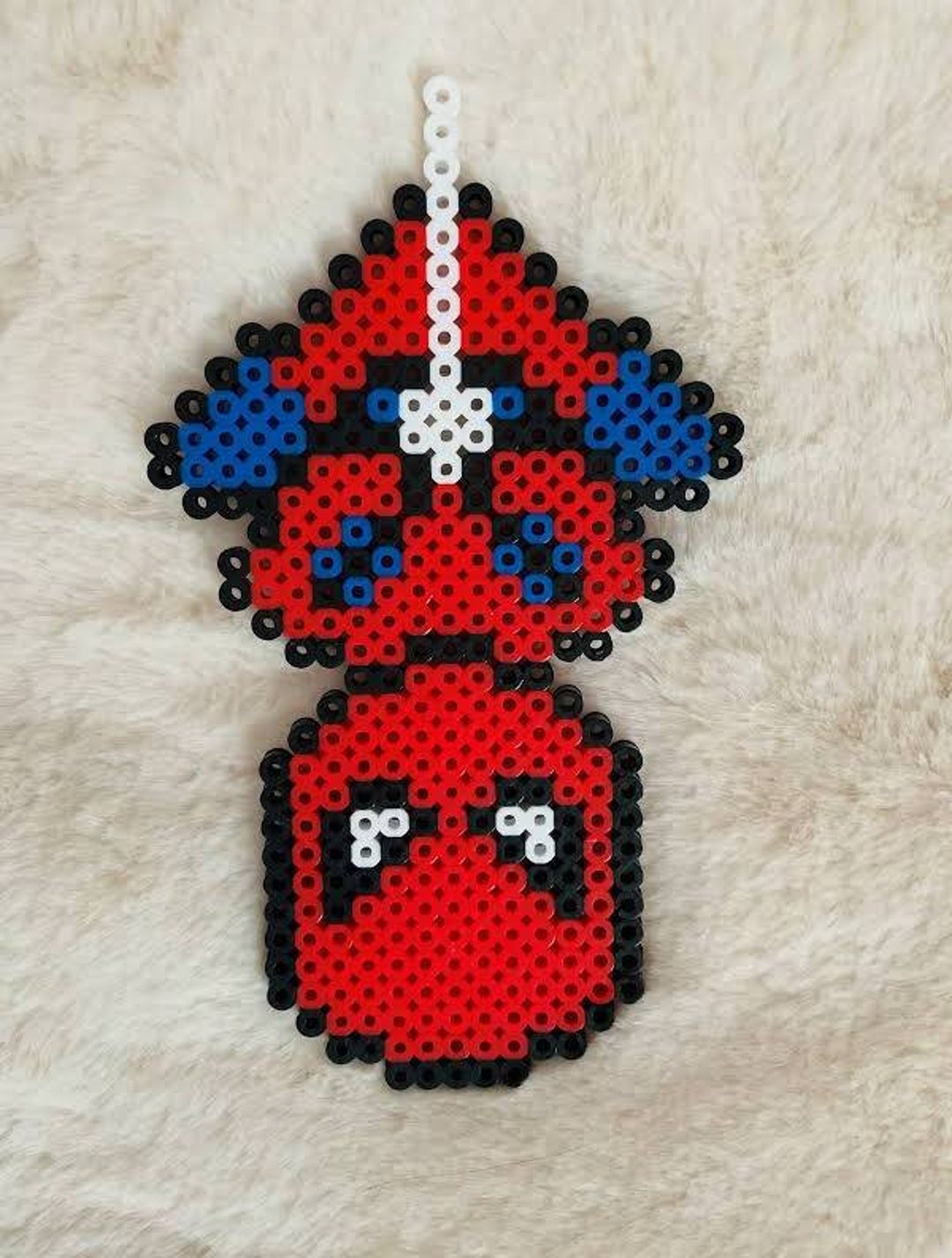 Spider man Perler Bead Art Etsy
