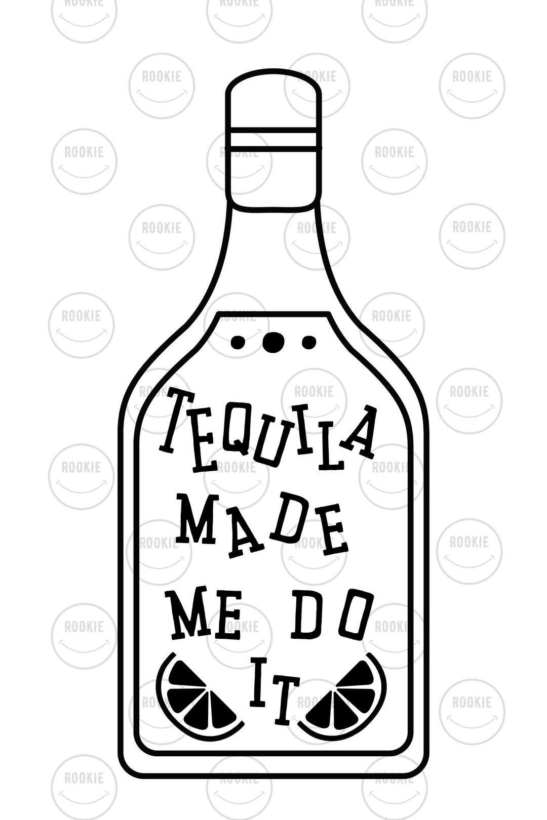 Tequila Made Me Do It SVG for Cricut Etsy