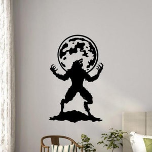 Werewolf Comic Sticker – Funny Horror Monster Sticker in Cartoon Style Werewolf Comic Sticker – Funny Horror Monster Sticker in Cartoon Style
