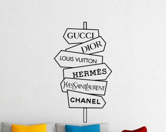 louis vuitton wall decor stickers