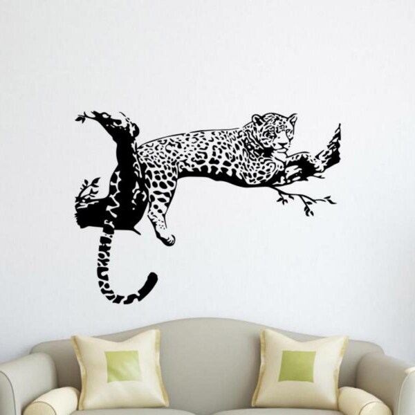 Leopard Wall Decal Etsy