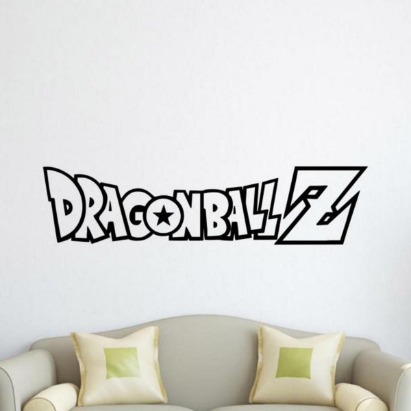DBZ Wall Decal Vinyl Sticker Logo Super Saiyan Decal Poster Dragon Goku Decor Anime Gift Sign Wall Art Car Decal Print 15m70