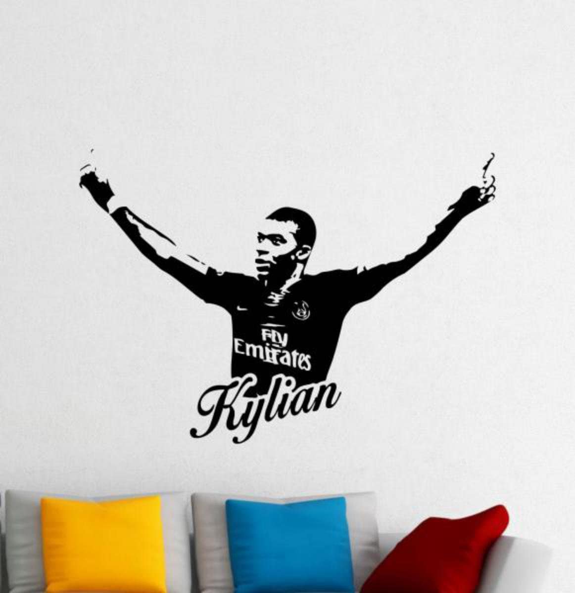 Soccer Wall Decal Mbappe 