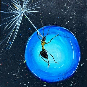 Acrylic painting ant