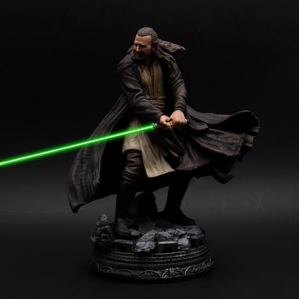 Statue 3D Fan Art de Qui-Gon Jinn (Star Wars)