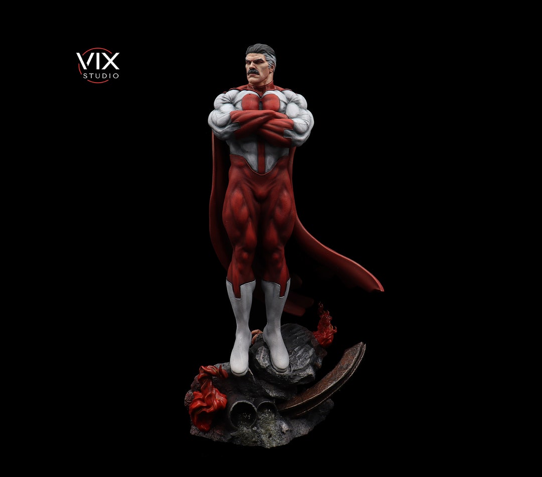 Omni Man invincible Fan Art 3D Statue - Etsy