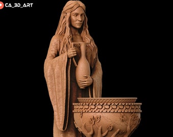 Galadriel (Der Herr der Ringe) Fan Art 3D-Statue