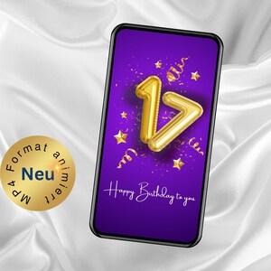 eCard birthday greetings, happy birthday to you, 17th birthday, Whatsapp birthday card