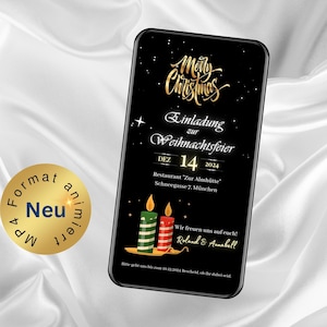 eCard przyjęcie świąteczne zaproszenie Wesołych Świąt, świąteczny sezon adwentowy, spersonalizowane zaproszenie świąteczne, zaproszenie cyfrowe, projekt DIY