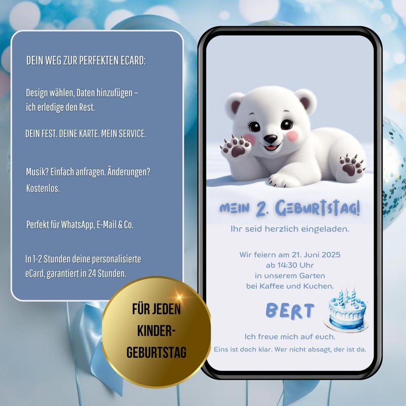 Einladung 2 Geburtstag Whatsapp