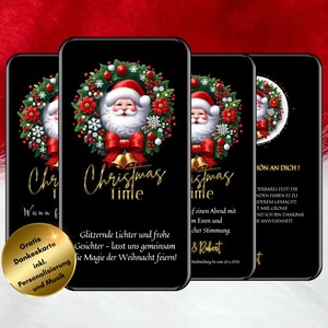 WhatsApp Einladung zum Weihnachtsfest, Weihnachtsfest, Weihnachtseinladung WhatsApp, Weihnachtsfeier Einladung Vorlagen, Christmas Time