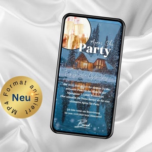 Personalized eCard Apres Ski Party Invitation