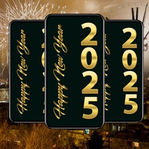 eCard Nouvel An Souhaits du Nouvel An 2025, carte de voeux WhatsApp pour le Nouvel An, carte animée du Nouvel An, carte numérique du Nouvel An, Bonne Année