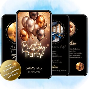 Einladung 30. Geburtstag digital