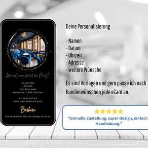 Personalisierte Einladungskarte digital