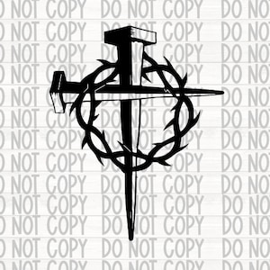 Nail Cross SVG, Cross Svg, Jesus Svg