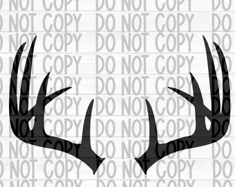 Deer Antler SVG, Deer Antlers, Hunting SVG