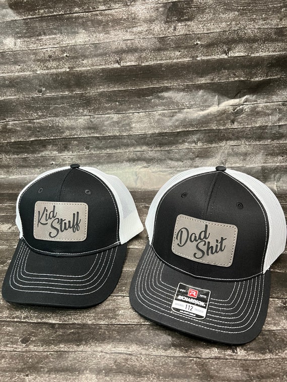 Dad Stuff Kid Stuff Hats Father & Son Hats richardson 112 - Etsy