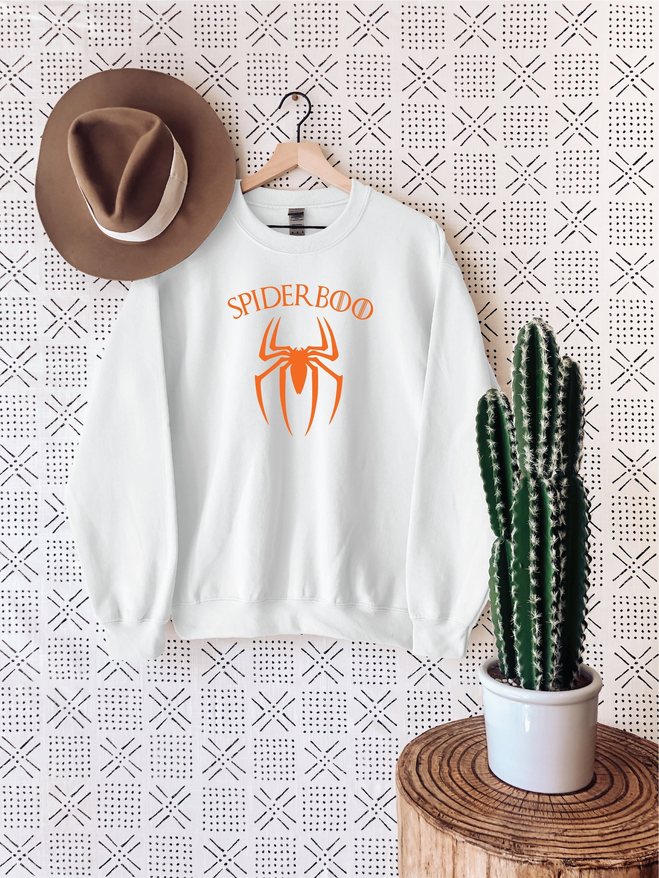 Discover SpiderBoo Sweatshirt, Halloween Sweatshirt