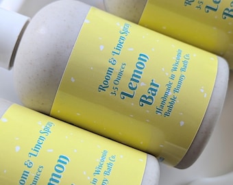 Lemon Bar Scent Room Spray, Plant Based, Phthalate Free