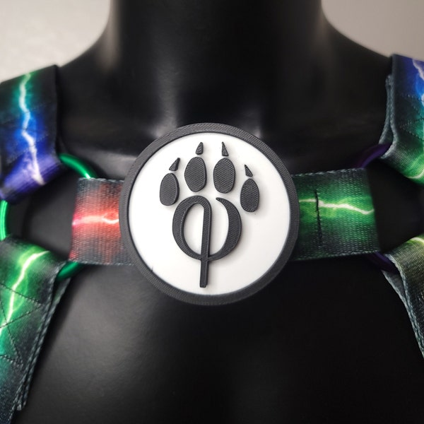 Furry Icon - Themed Chest Harness Emblem Symbol : The Ultimate Fursona Accessory