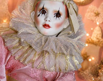 Haunted Doll Pierre - Nonbinary Spirit Companion - Tarot Reader - Crystal Ball Scryer - LGBTQ+ Spirit - LunasINN