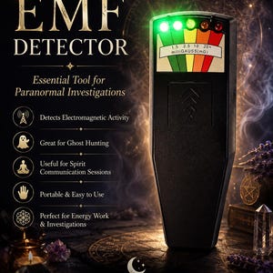 EMF-detektor för paranormala undersökningar - K2-mätare - EMF-detektor Spökjakt Paranormal undersökning