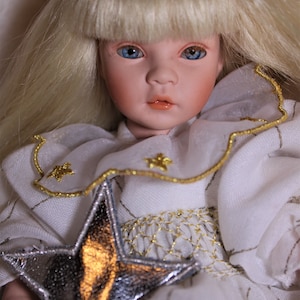 Luna the moon witch haunted doll - positive spirit - witchcraft, moon phases, spells - lunasinn