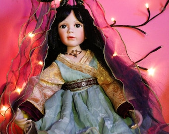 Shallah, the Marid Djinn of Elegance and Abundance Haunted Doll  - LunasINN