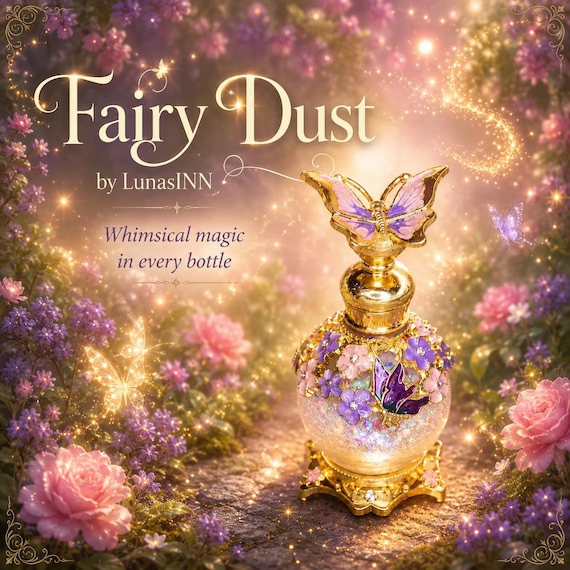 Magical fairy dust spelled by REAL FARIES! - Bring more fairies to your garden! good luck, joy, protection, abundance