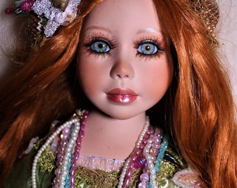 Venus The Mermaid Haunted Doll - Positive energy - charming, calming energy, mesmerizing, captivating, loves shells - LunasINN