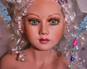 Winters the magical fairy haunted doll - magical, season of winter, elements of ice and water, rebirth, renewal - lunasinn