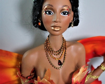 Flo the Phoenix haunted doll - positive spirit - new beginnings, rebirth, transformation, renewal, healing energy - lunasinn