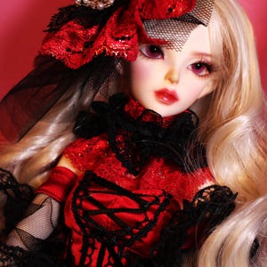 Marrisa Sanguine Psychic Vampire Haunted Doll BJD - Psychic Abilities, Energetic Amplifier, Transmuters Red Court, Bones, Occult - LunasINN